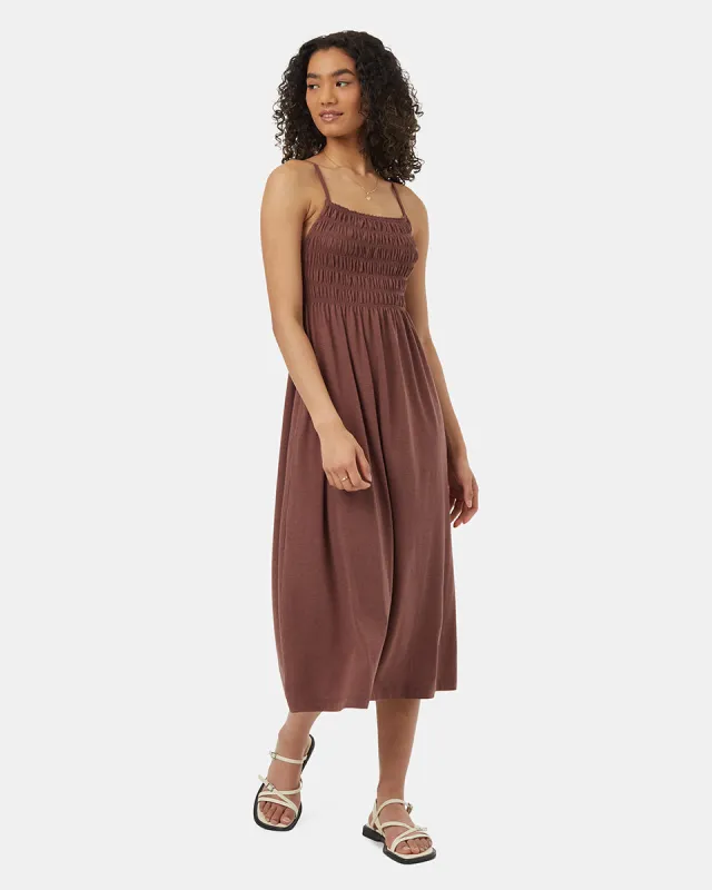 TreeBlend Sleeveless Smocked Dress sold by tentree