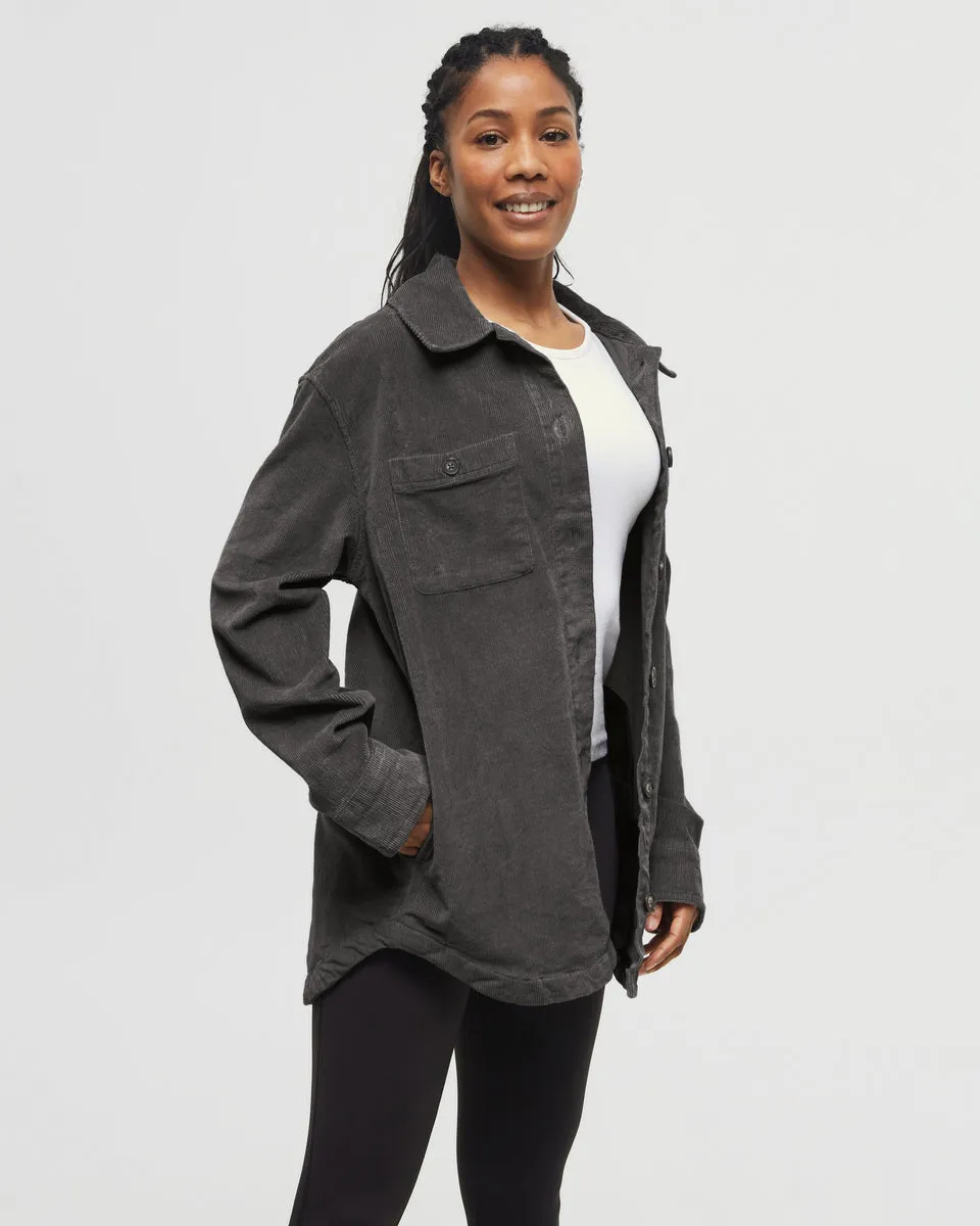 EcoStretch Corduroy Shacket sold by tentree product image thumbnail 2