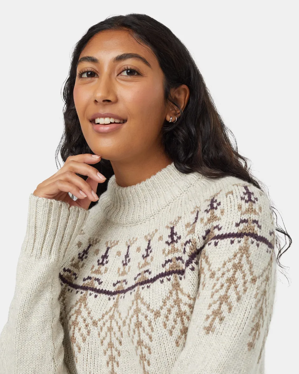 Highline Wool Intarsia Sweater sold by tentree product image thumbnail 4