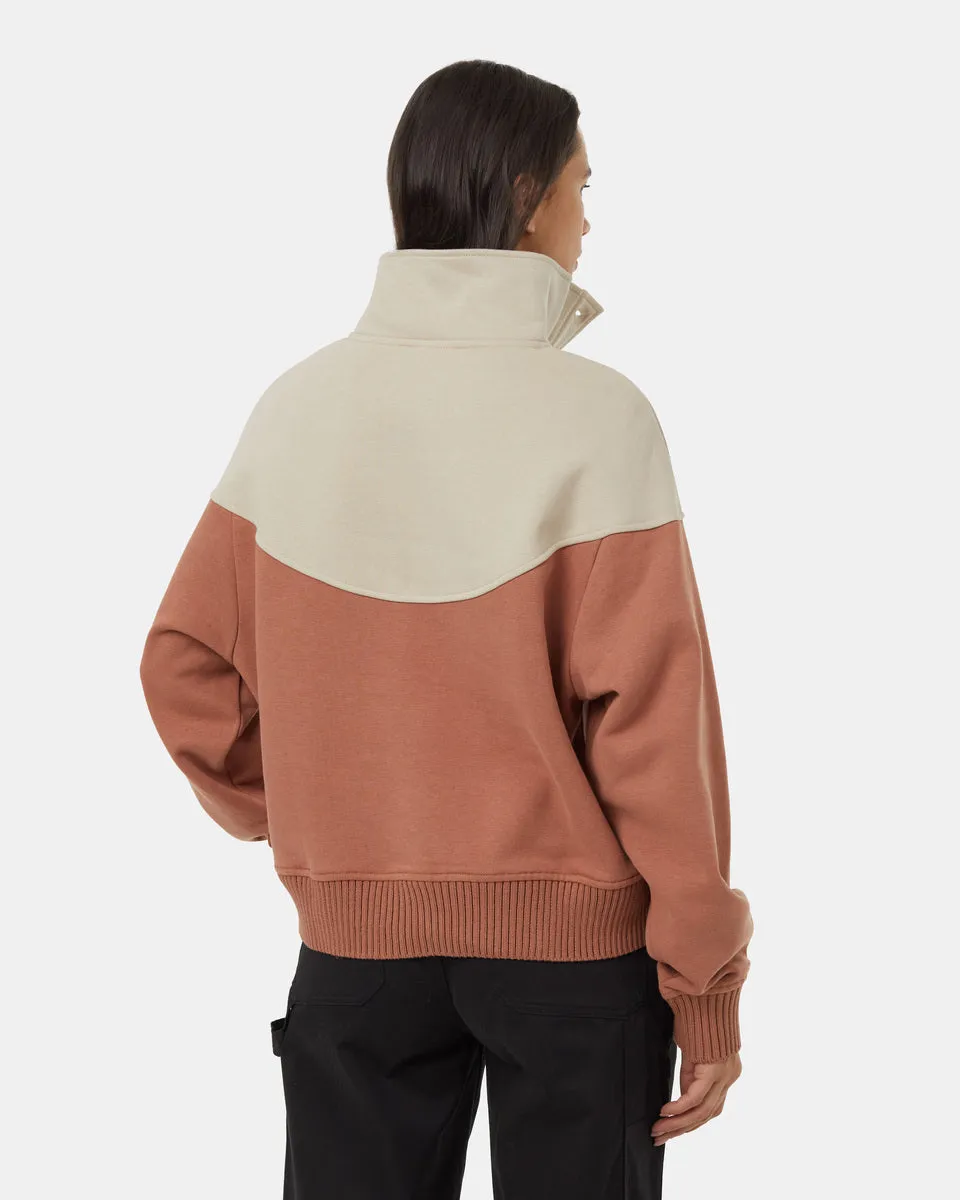 TreeFleece 1/4 Button Mock Neck sold by tentree product image thumbnail 3