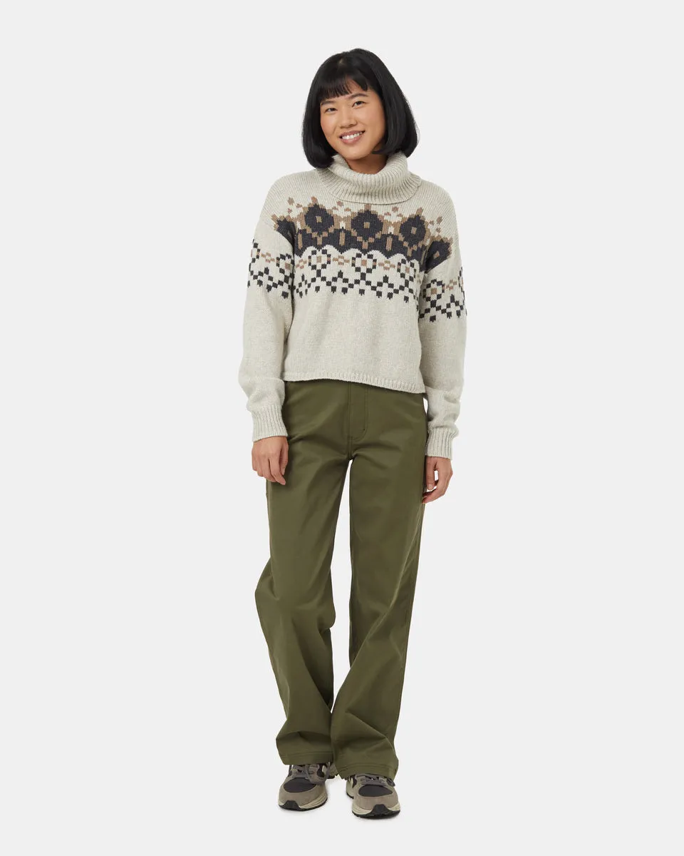Highline Intarsia Turtleneck Sweater sold by tentree product image thumbnail 2