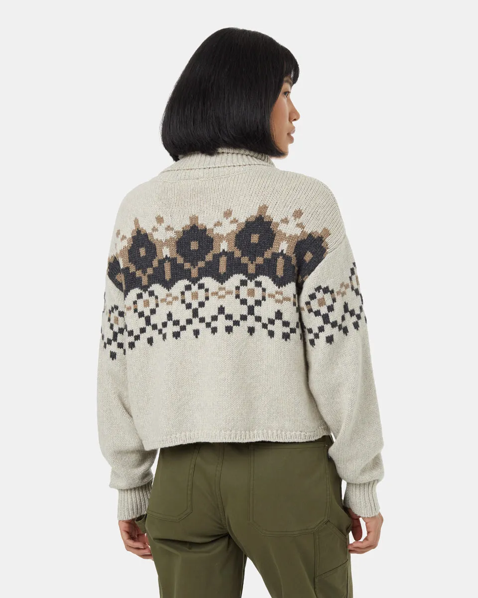 Highline Intarsia Turtleneck Sweater sold by tentree product image thumbnail 3