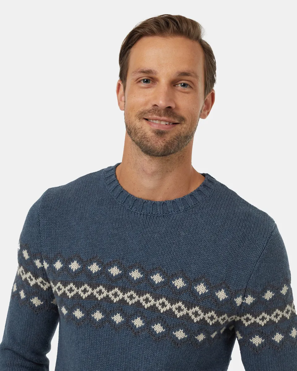 Highline Intarsia Crew Sweater sold by tentree product image thumbnail 4