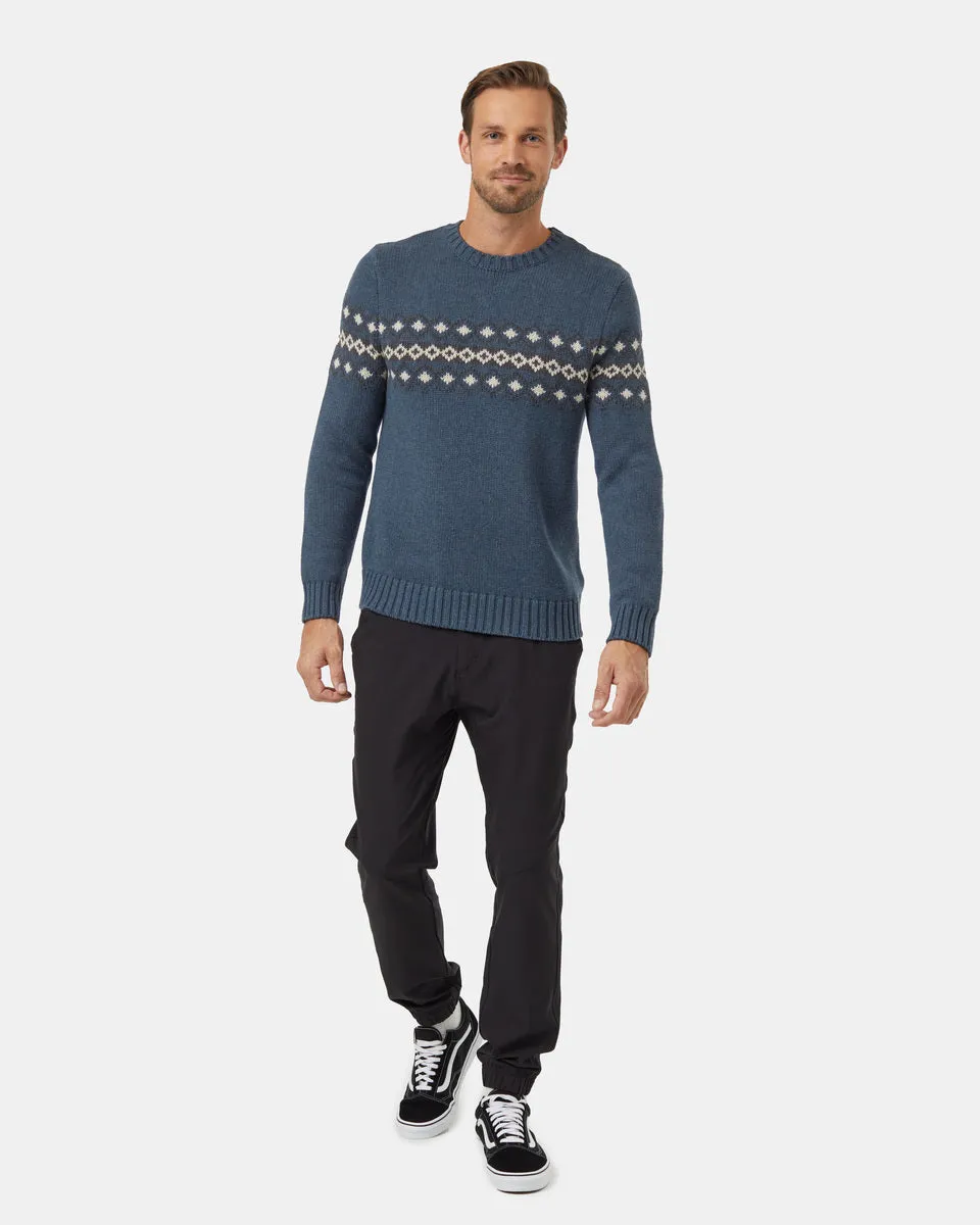 Highline Intarsia Crew Sweater sold by tentree product image thumbnail 2
