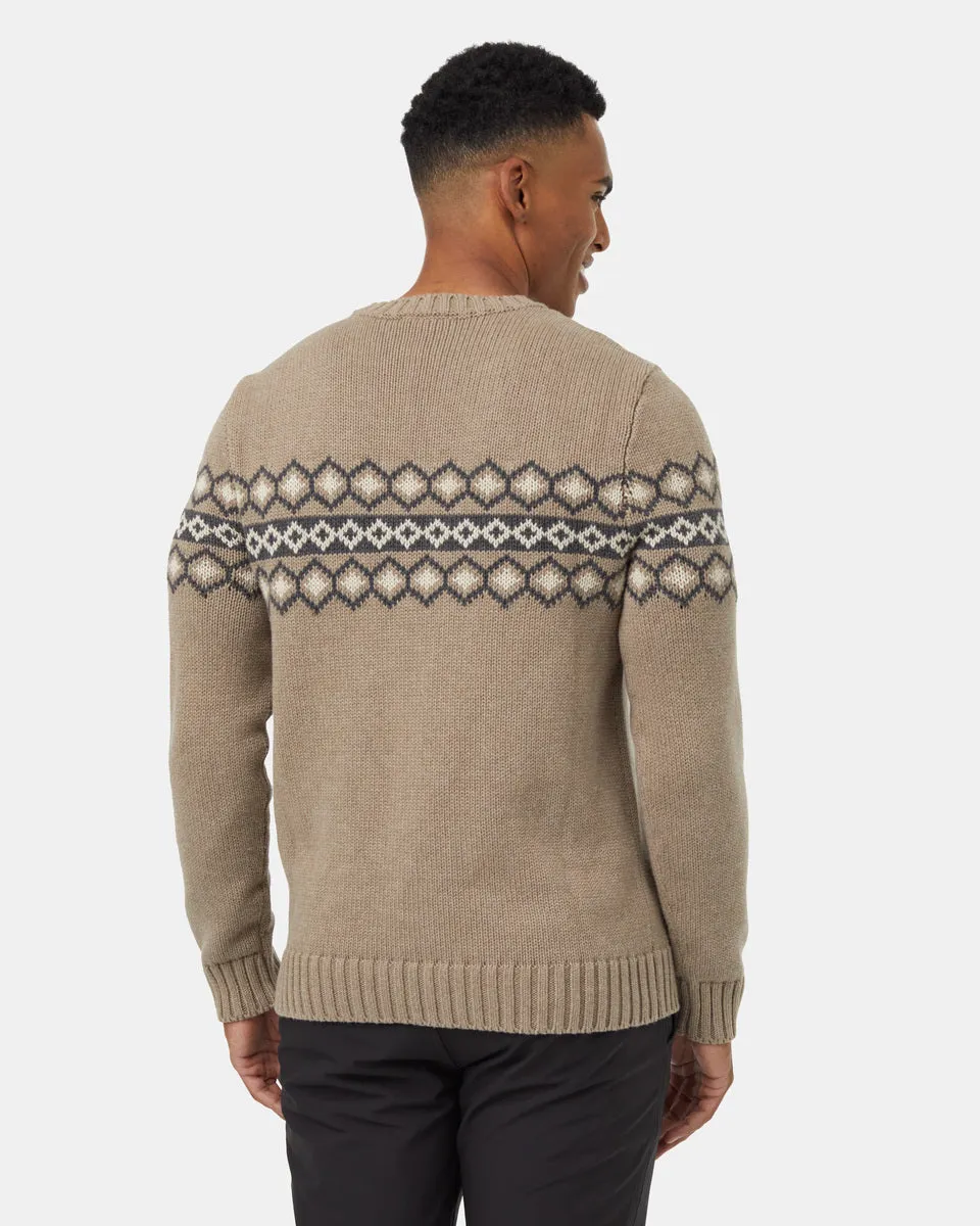 Highline Intarsia Crew Sweater sold by tentree product image thumbnail 3