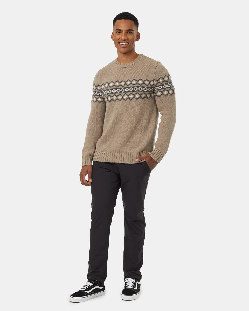 Highline Intarsia Crew Sweater sold by tentree product image thumbnail 2