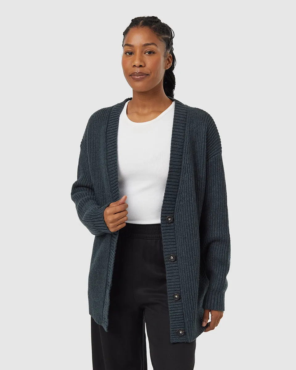 Highline Oversized Button Cardigan sold by tentree
