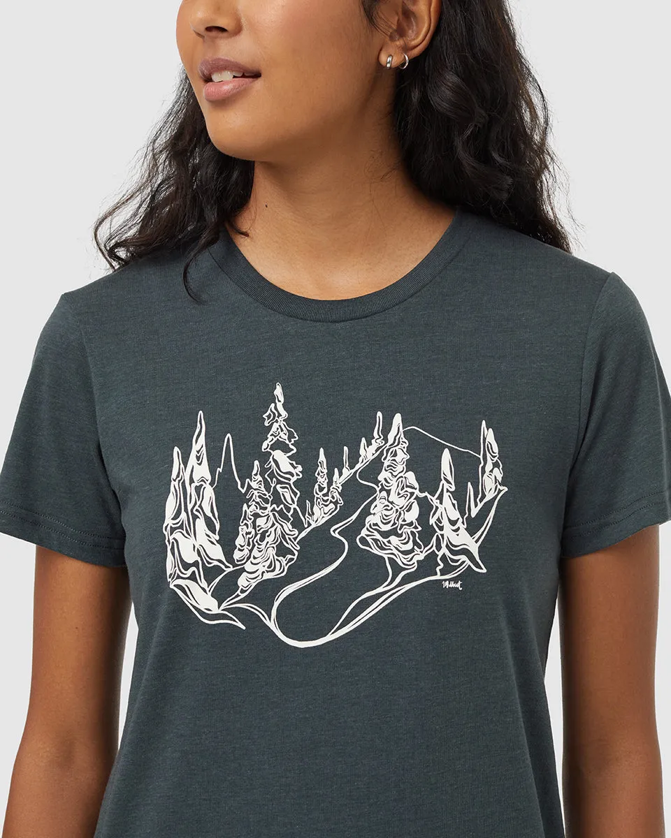 Snowy Trees T-Shirt sold by tentree product image thumbnail 4