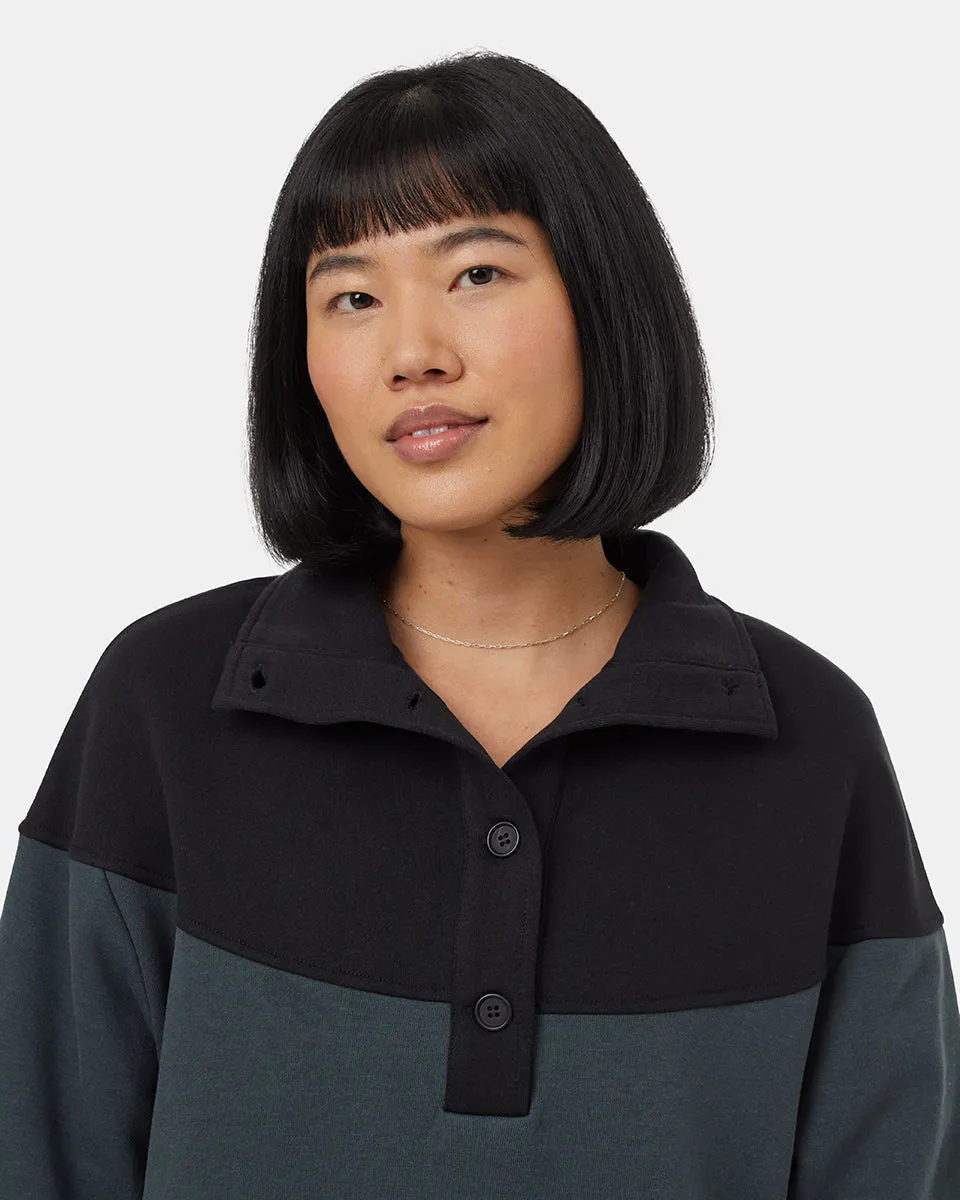 TreeFleece 1/4 Button Mock Neck sold by tentree product image thumbnail 4