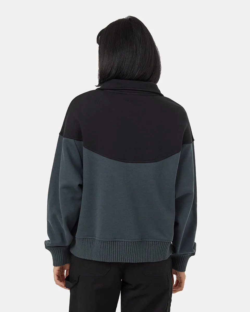 TreeFleece 1/4 Button Mock Neck sold by tentree product image thumbnail 3