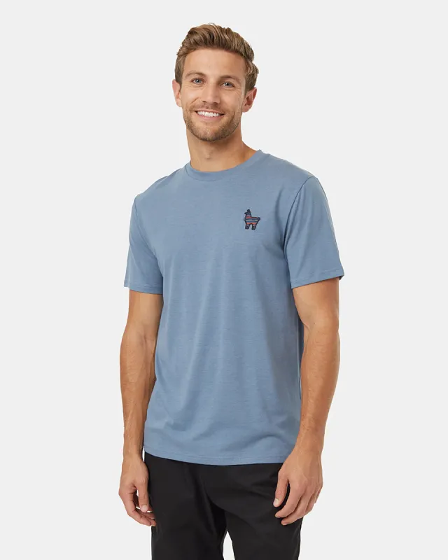 Peru Embroidered Llama T-Shirt sold by tentree