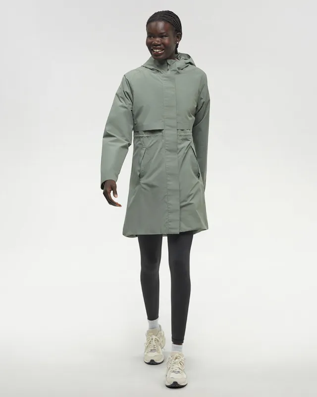 Nimbus Long Rain Jacket sold by tentree