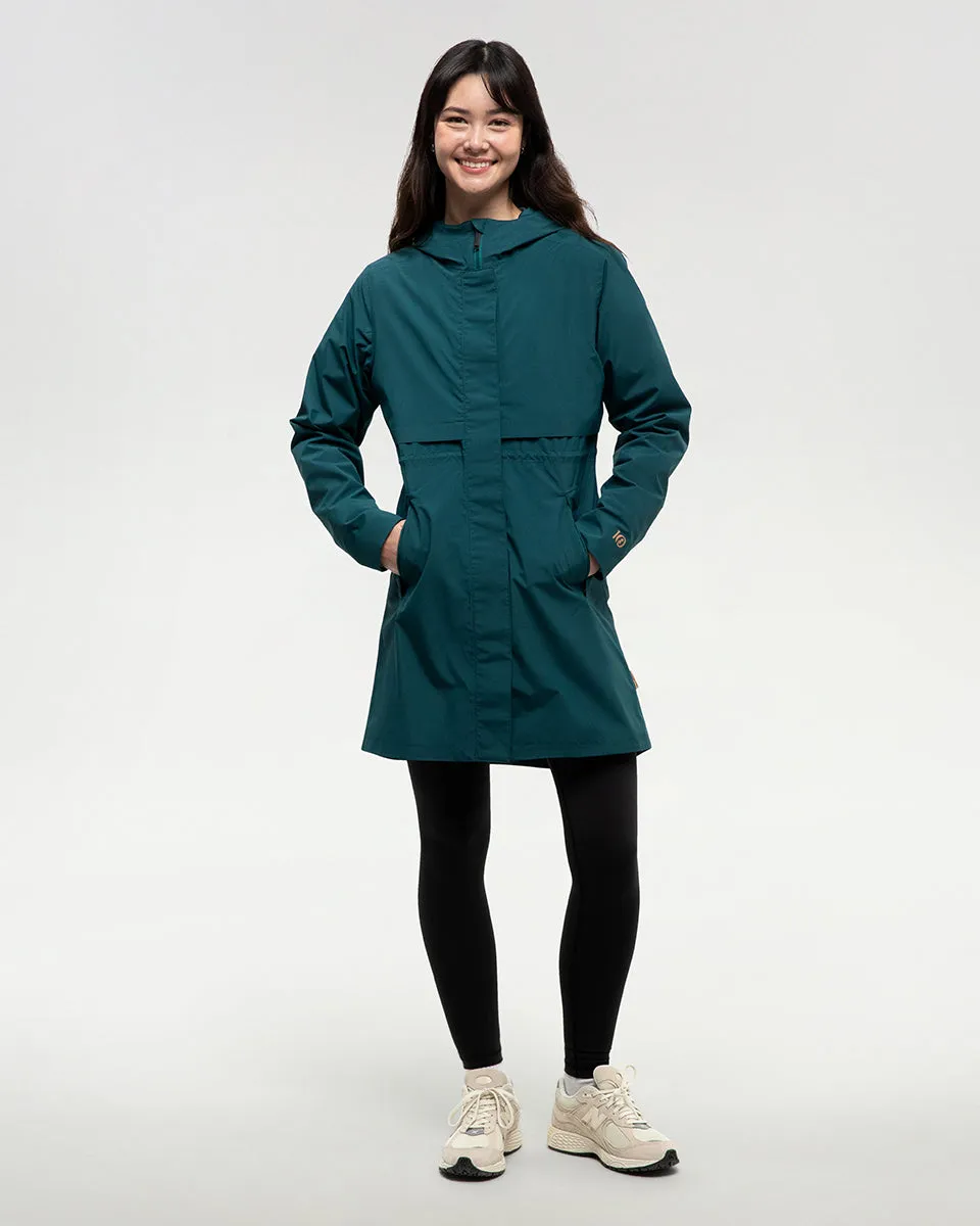 Nimbus Long Rain Jacket sold by tentree