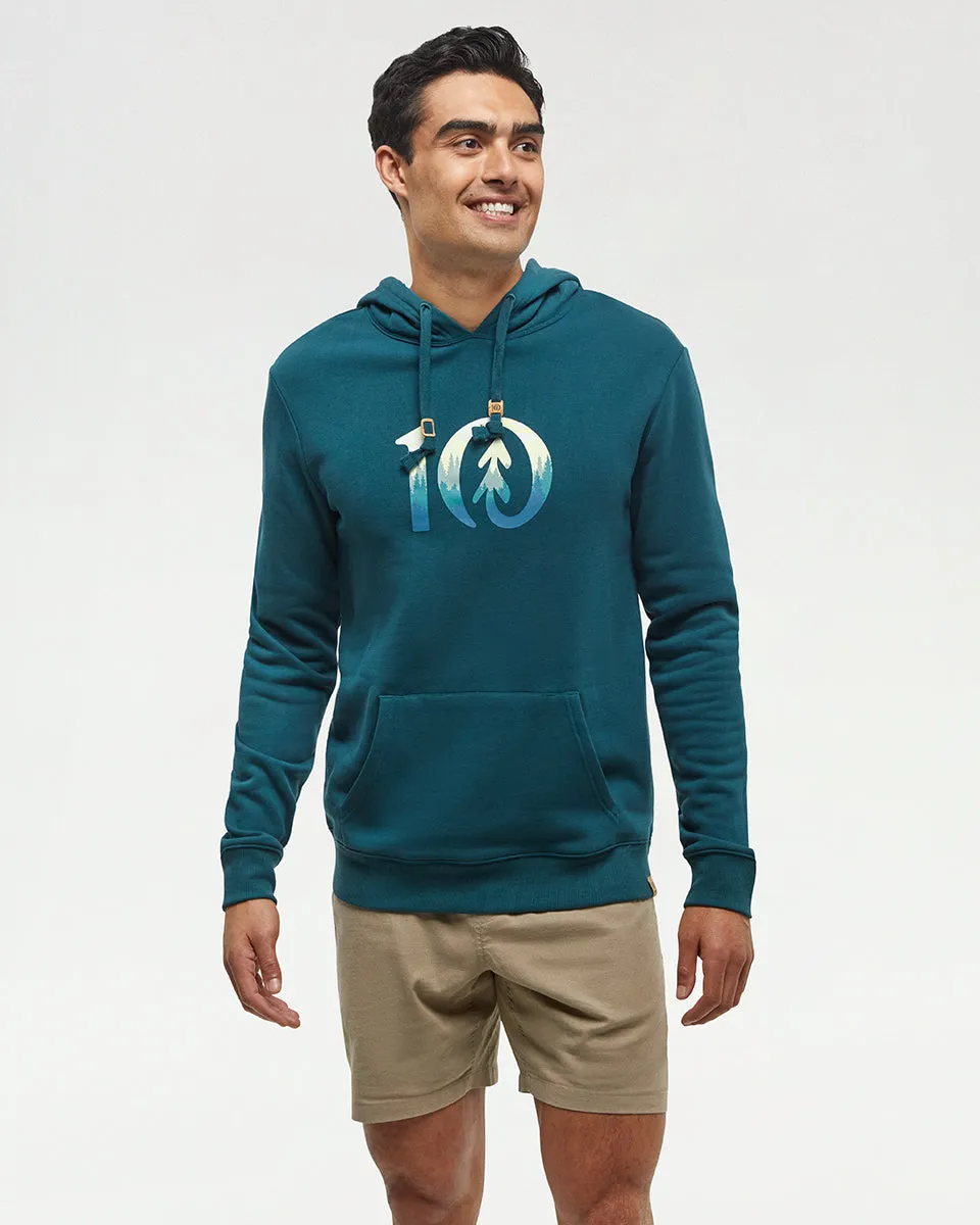 Cloudy Forest Ten Hoodie sold by tentree
