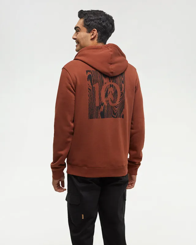 Woodblock Ten Zip Hoodie sold by tentree