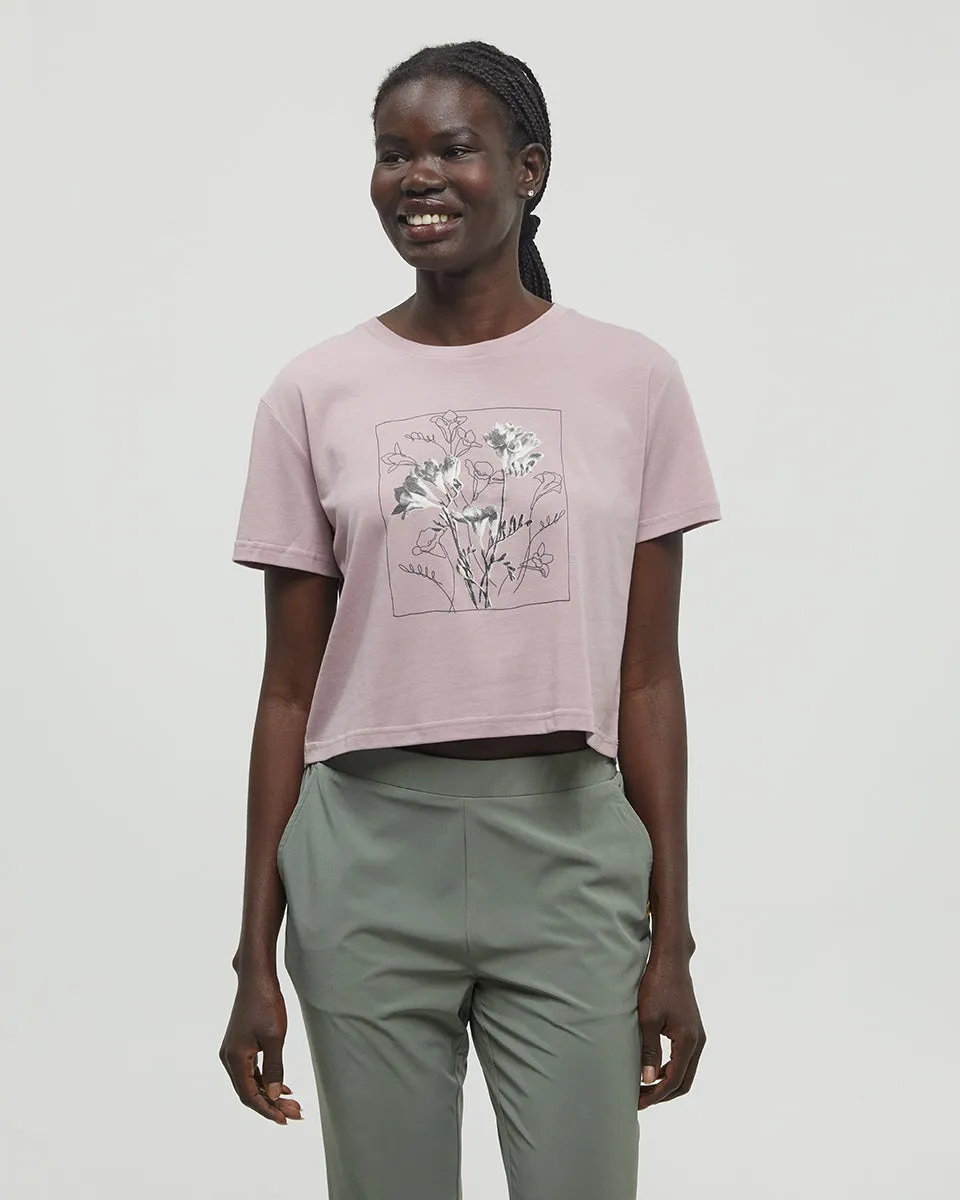 Floral Crop T-Shirt sold by tentree
