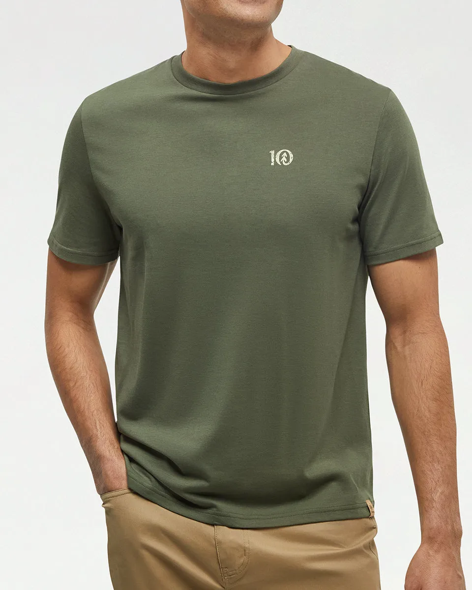 Woodblock Ten T-Shirt sold by tentree product image thumbnail 4