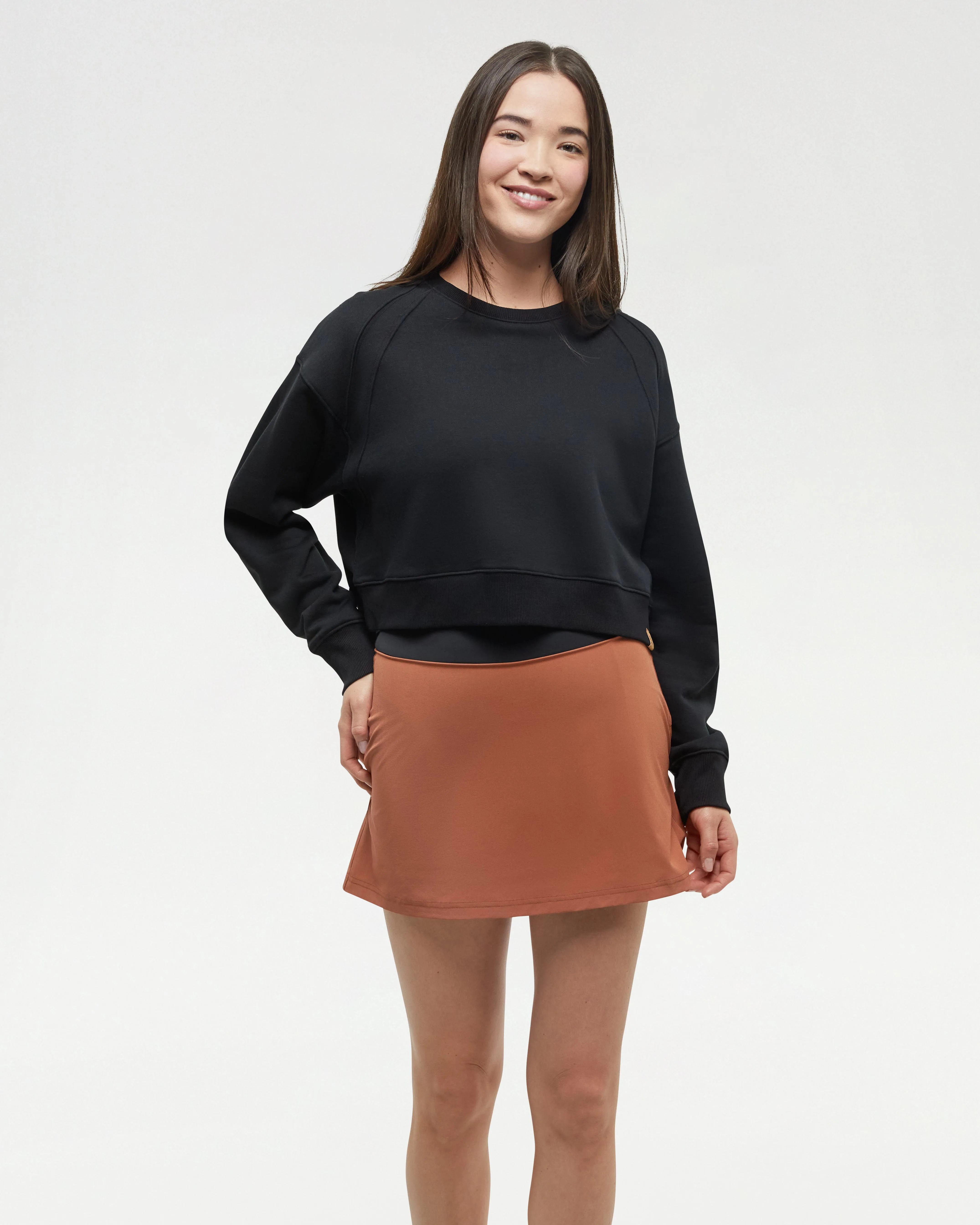 Bluffs Cropped Crew sold by tentree