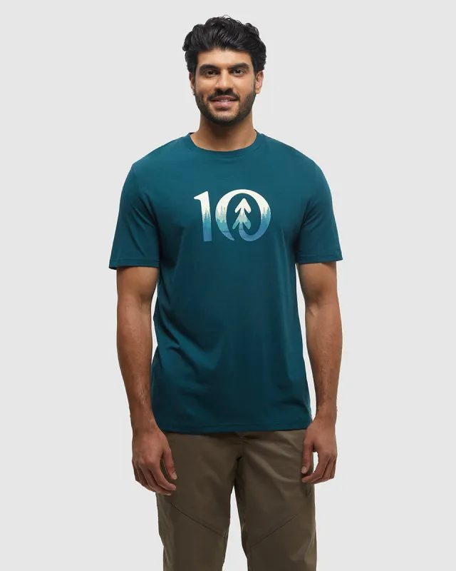 Cloudy Forest Ten T-Shirt sold by tentree