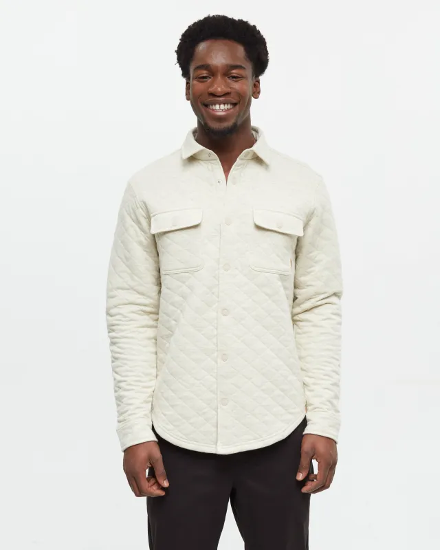 Quilted Colville Shacket sold by tentree