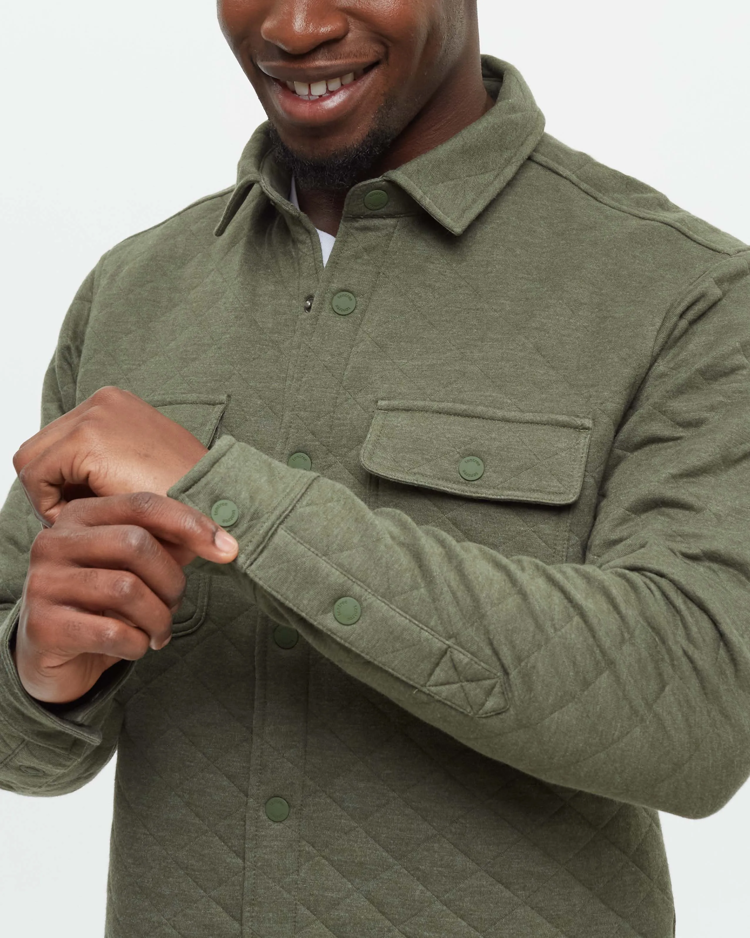Quilted Colville Shacket sold by tentree product image thumbnail 4