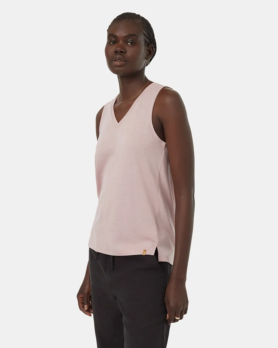 TreeBlend V-Neck Tank sold by tentree
