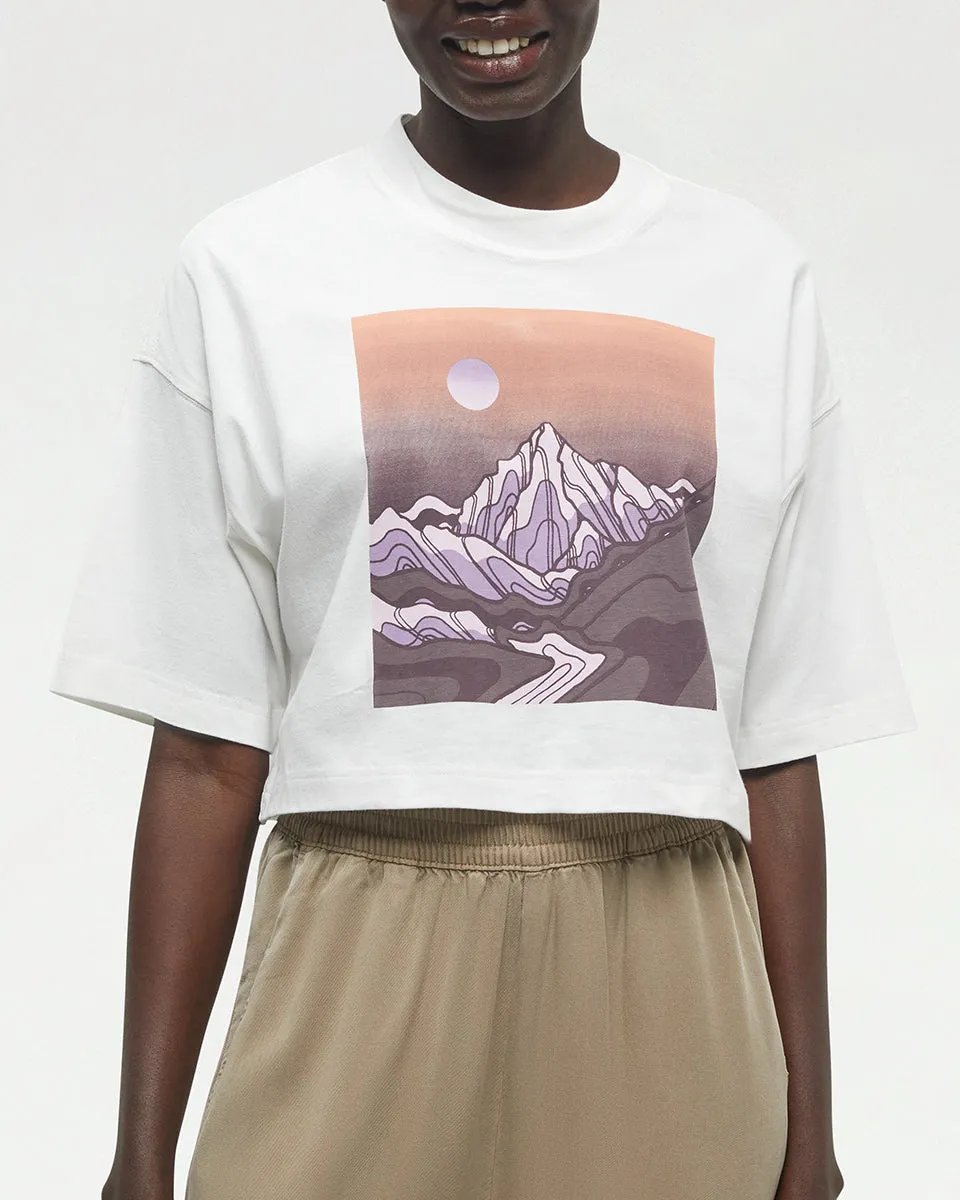 Emerald Edge Oversized Crop T-Shirt sold by tentree product image thumbnail 4