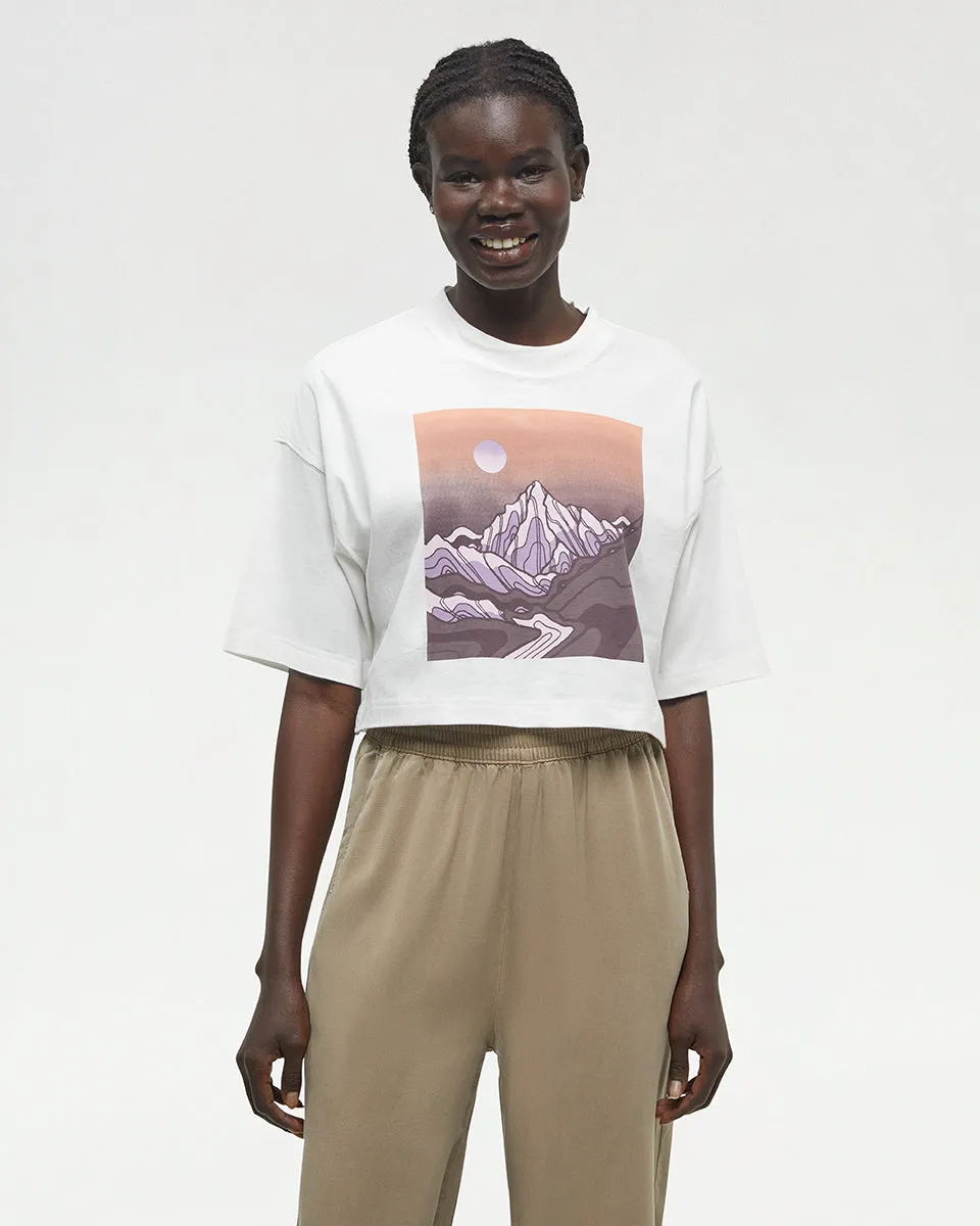 Emerald Edge Oversized Crop T-Shirt sold by tentree