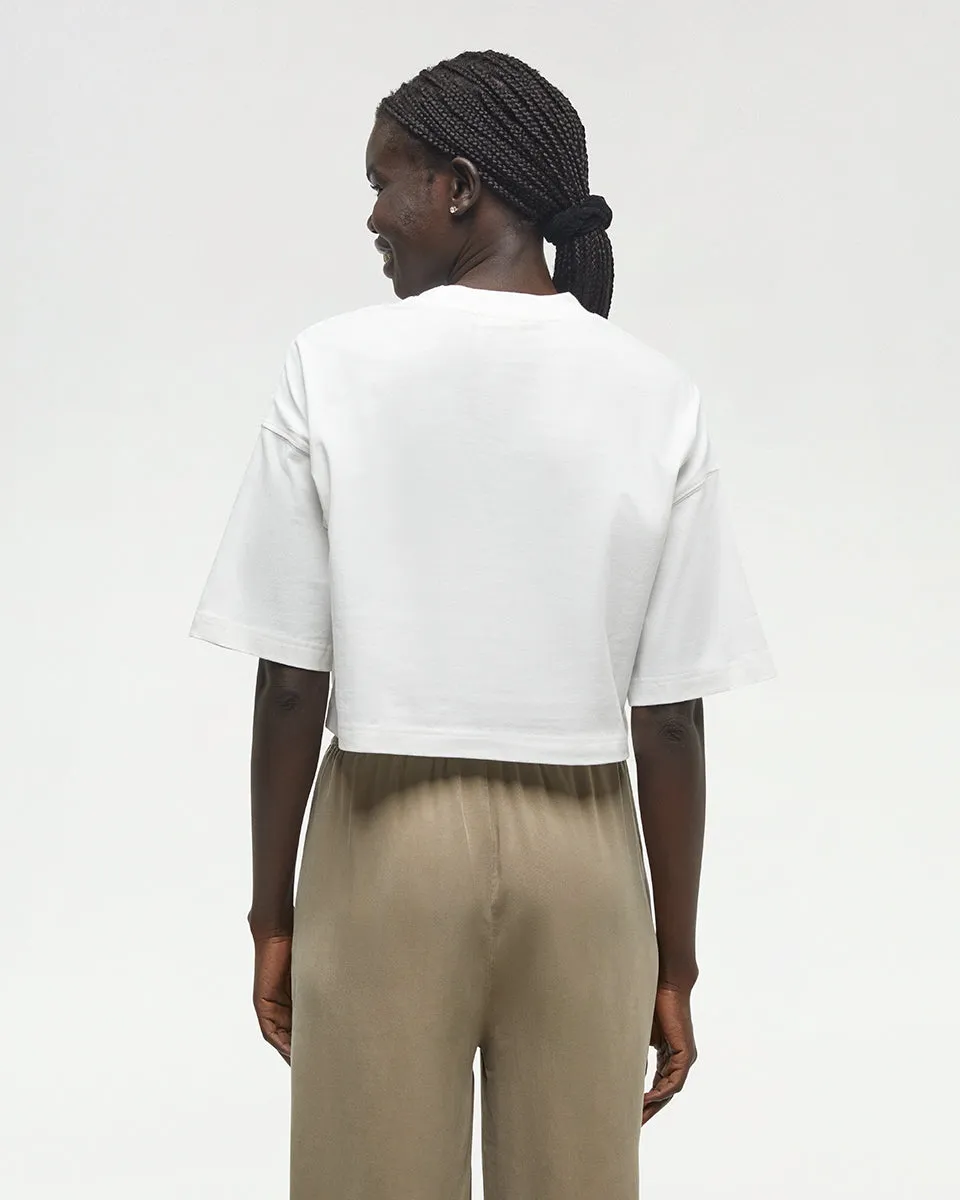 Emerald Edge Oversized Crop T-Shirt sold by tentree product image thumbnail 3