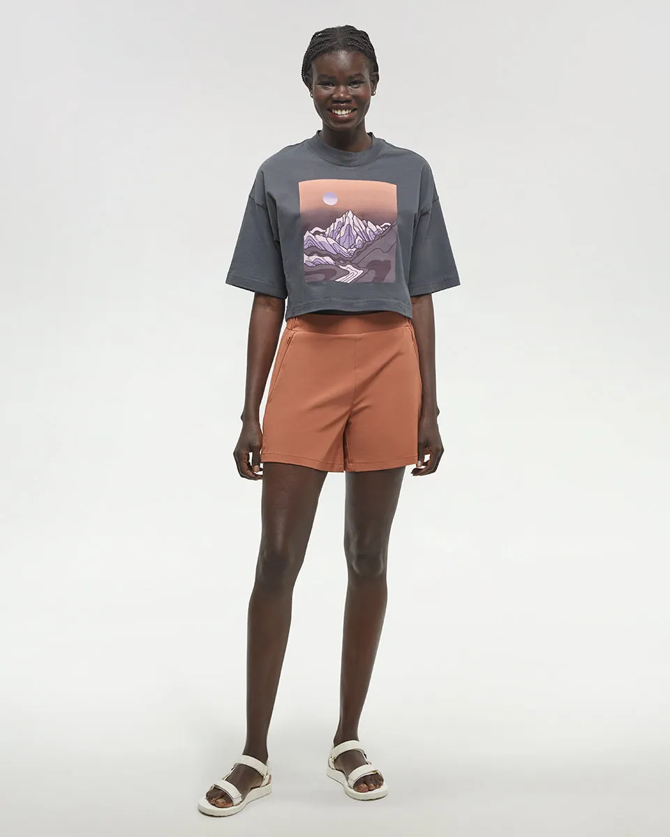 Emerald Edge Oversized Crop T-Shirt sold by tentree product image thumbnail 2