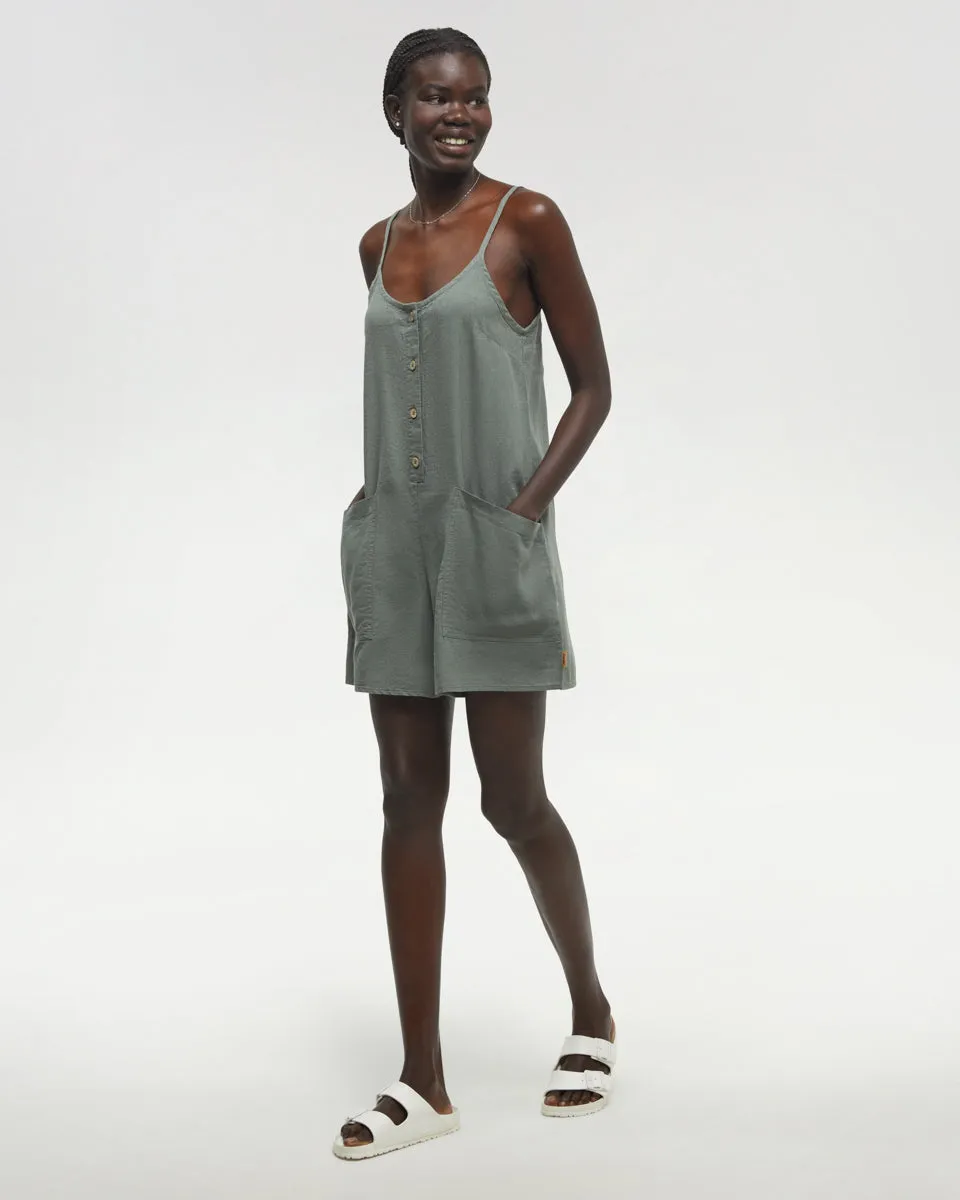 Hemp Laurel Romper sold by tentree