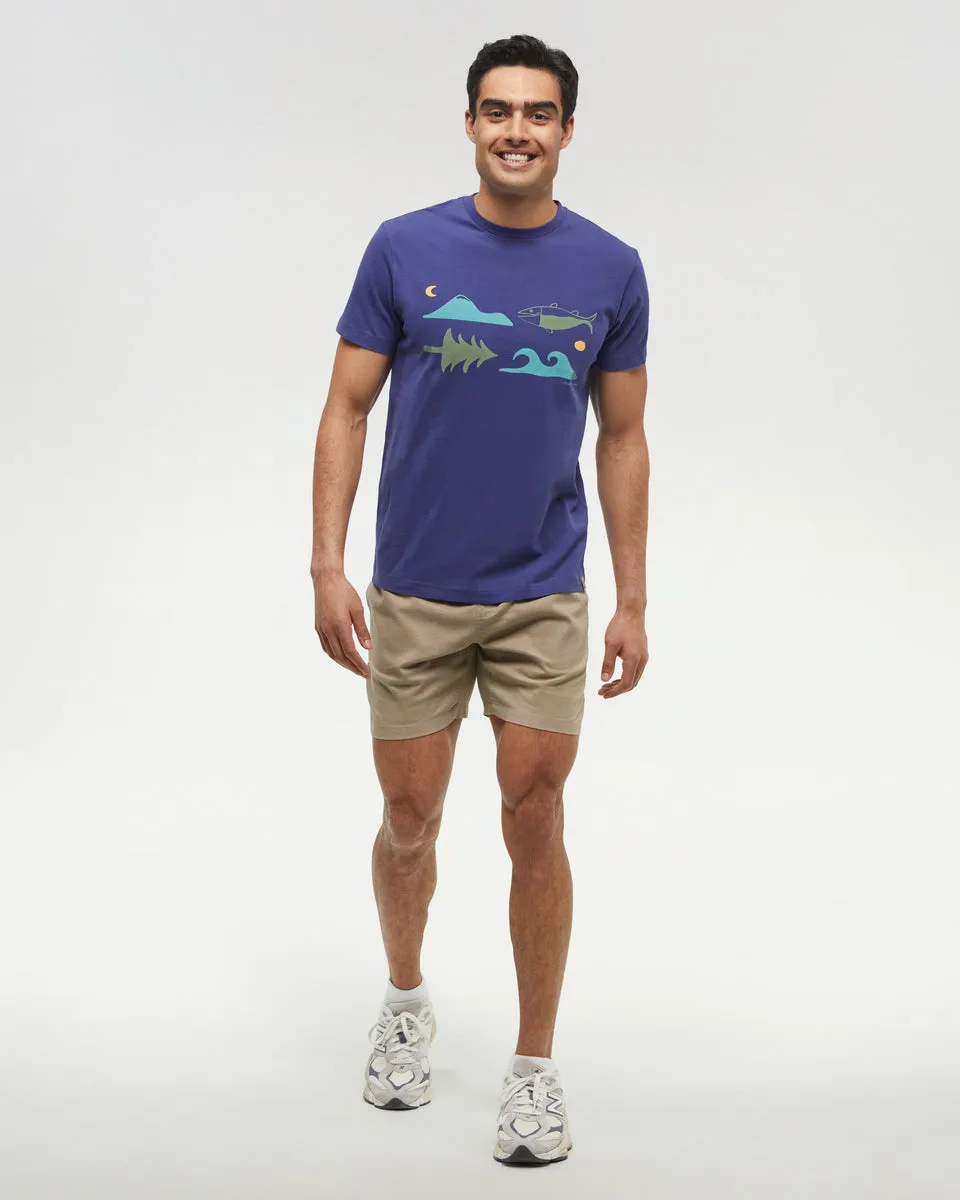Seaforestation Regenerative T-Shirt sold by tentree product image thumbnail 2