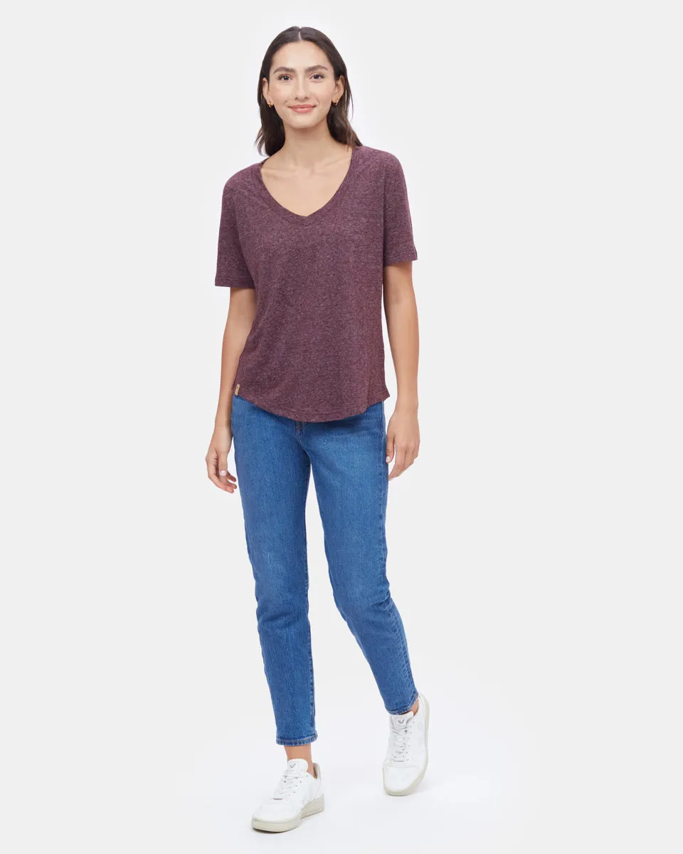 Hemp V-Neck T-Shirt sold by tentree