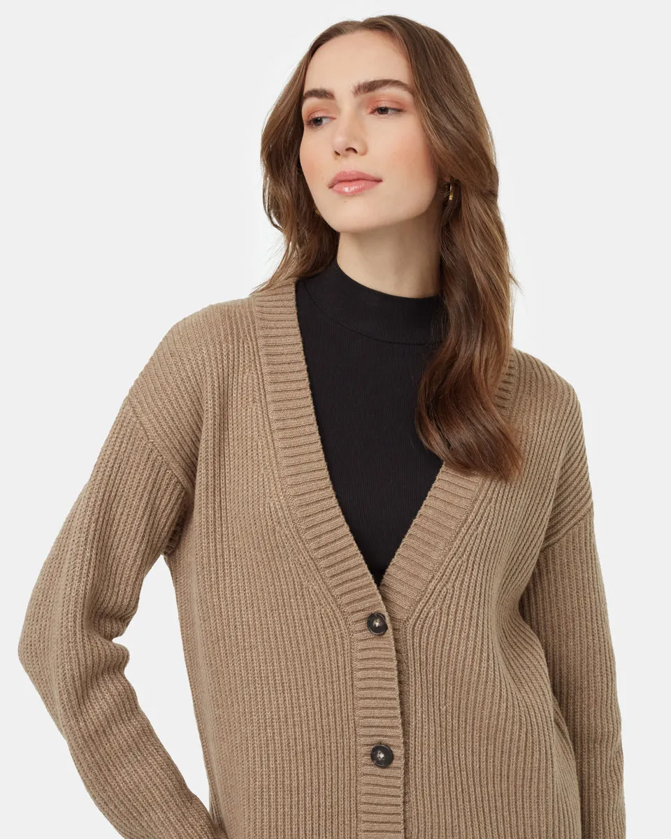 Highline Oversized Button Cardigan sold by tentree product image thumbnail 4