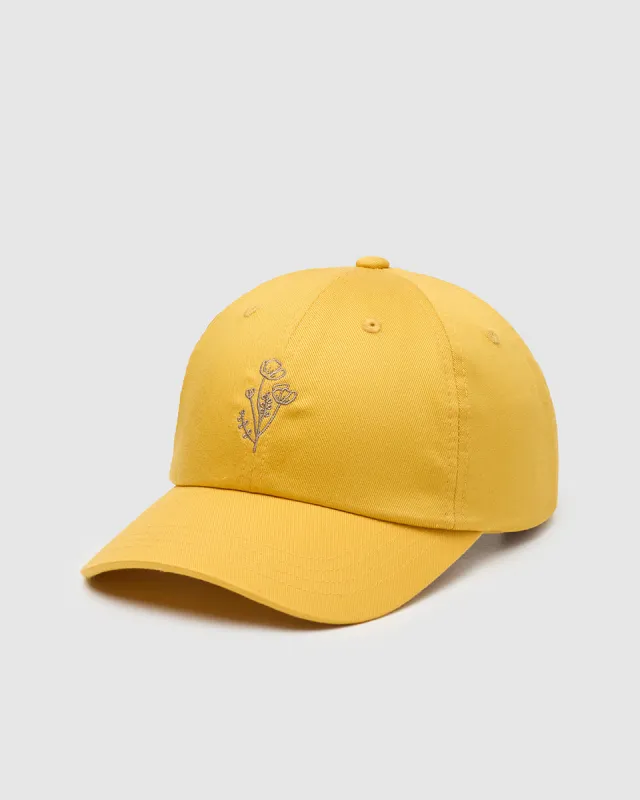 Flower Embroidery Peak Hat sold by tentree