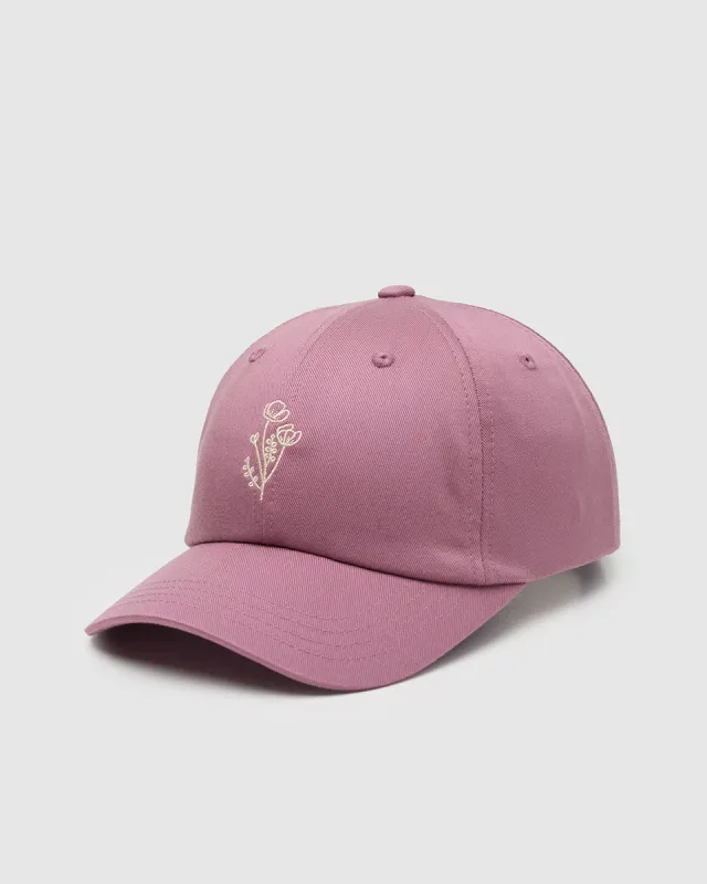 Flower Embroidery Peak Hat sold by tentree