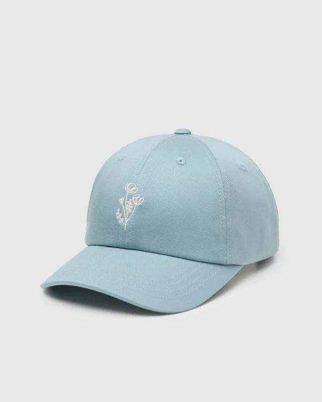 Flower Embroidery Peak Hat sold by tentree