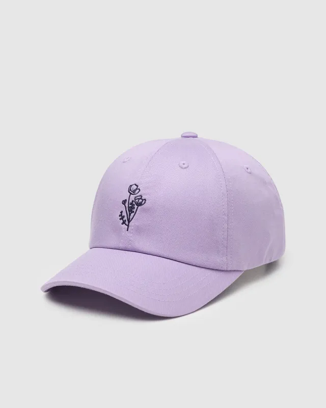 Flower Embroidery Peak Hat sold by tentree
