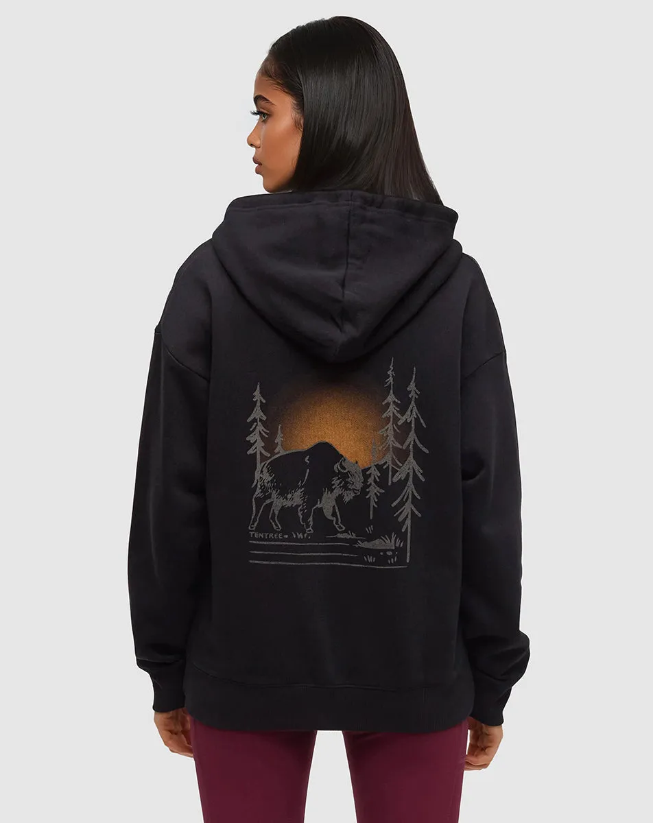 Boreal Bison Full Zip Hoodie sold by tentree