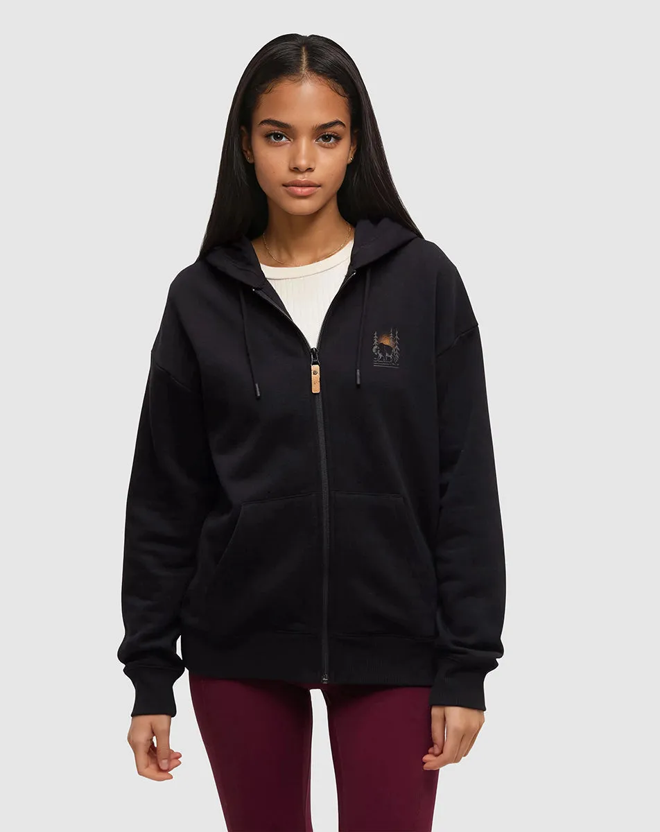 Boreal Bison Full Zip Hoodie sold by tentree product image thumbnail 3