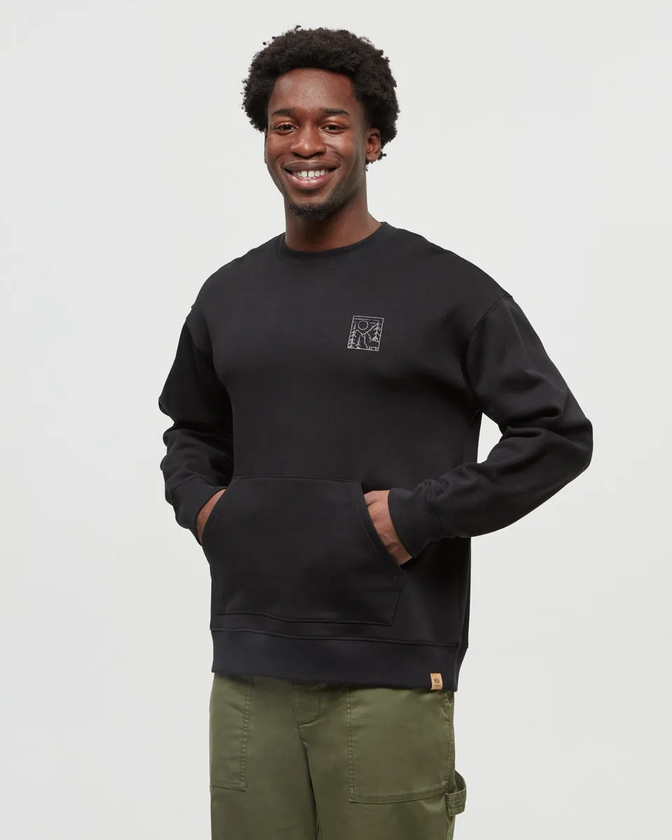 Boreal Wolf Relaxed Crew sold by tentree product image thumbnail 3