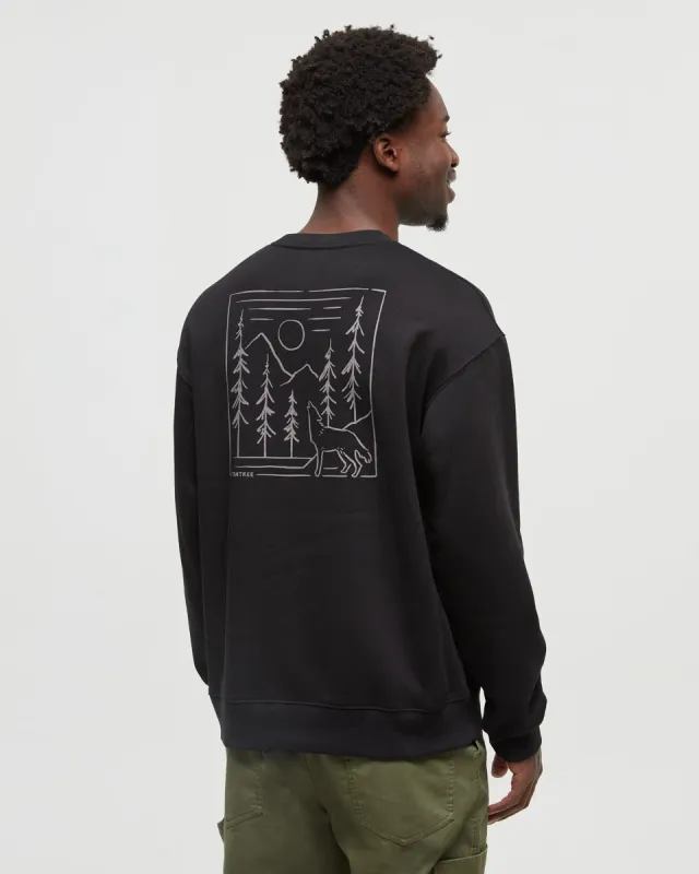 Boreal Wolf Relaxed Crew sold by tentree