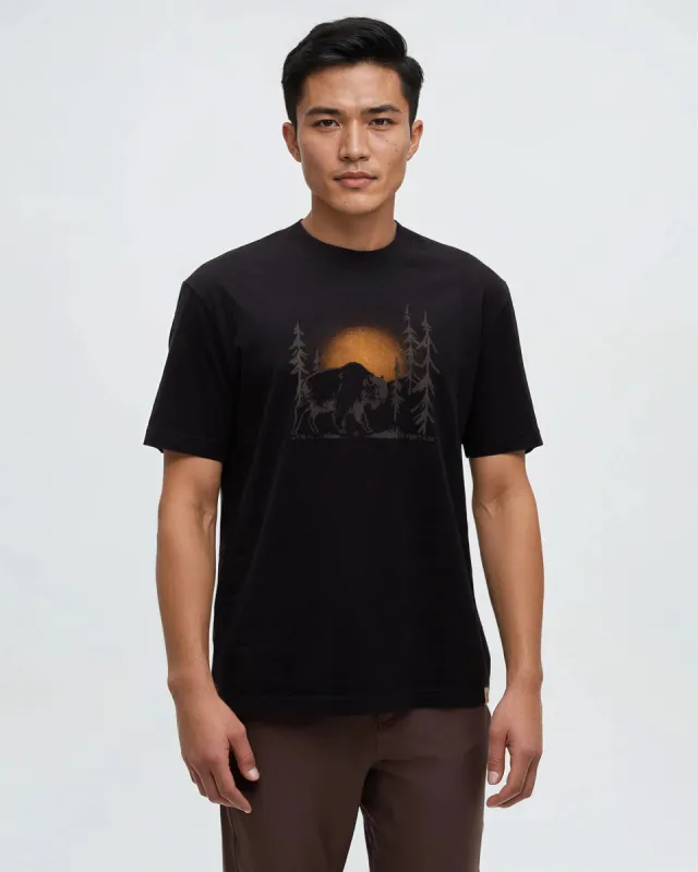 Regenerative Boreal Bison T-Shirt sold by tentree