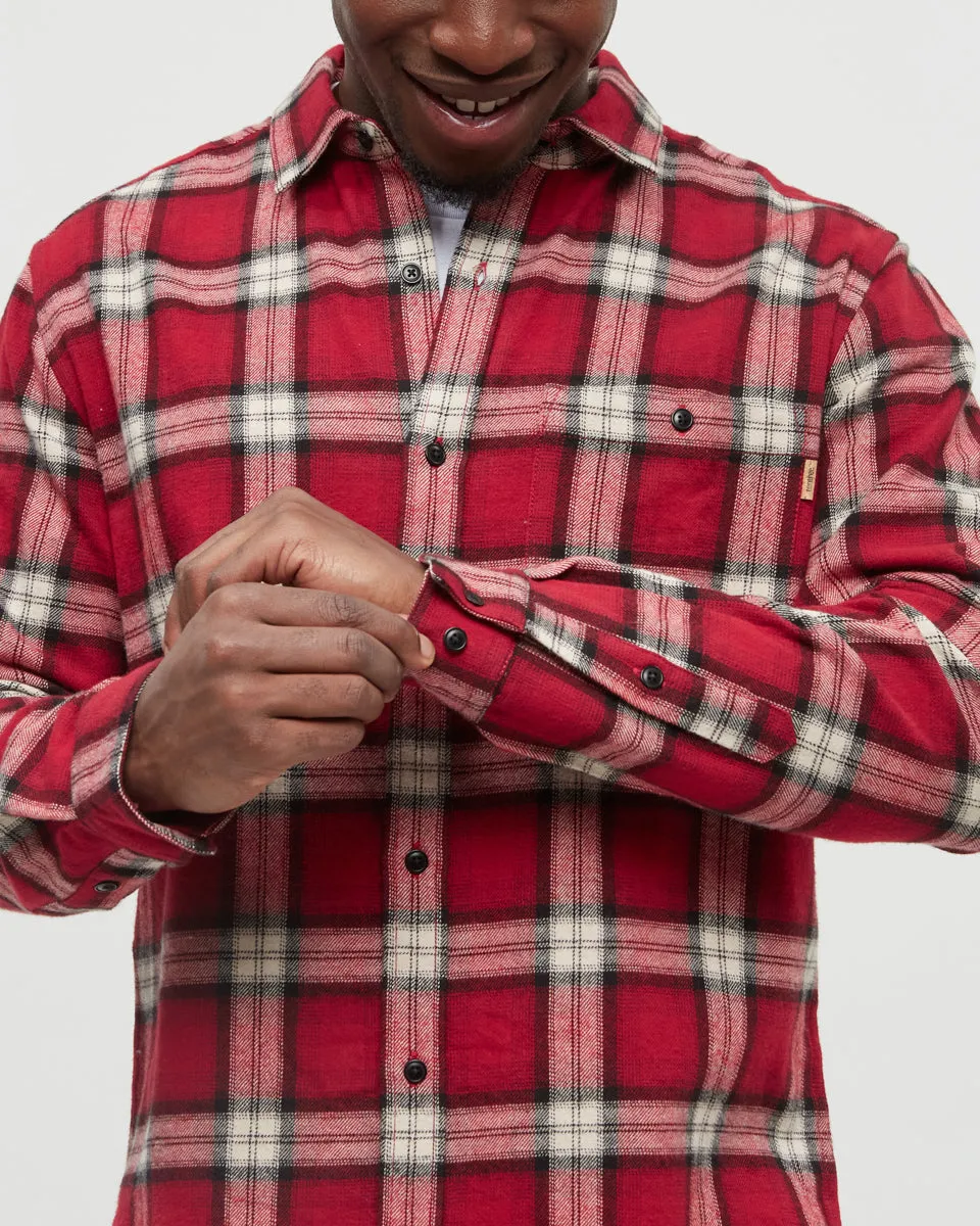 Forest Flannel Shirt sold by tentree product image thumbnail 4