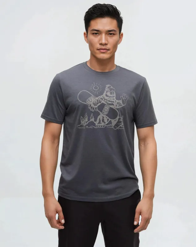 Sasquatch Sends It T-Shirt sold by tentree