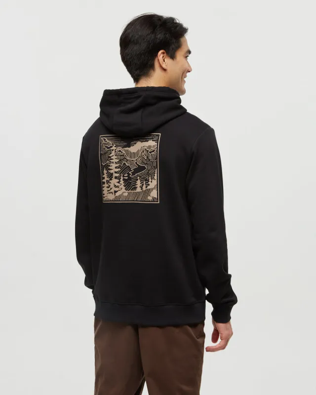 Etched Mountain Hoodie sold by tentree