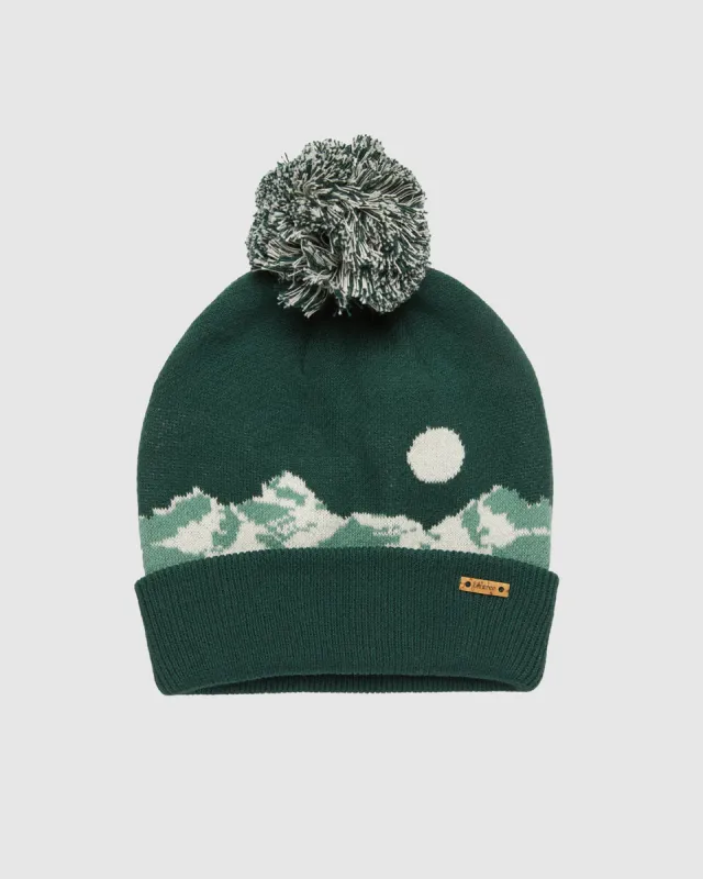 Mountain Scenic Pom Beanie sold by tentree