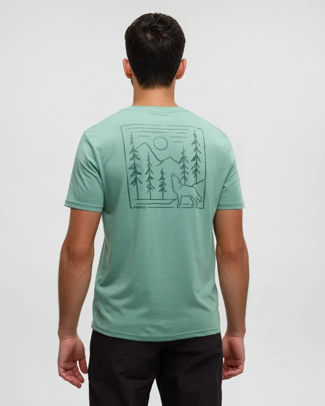 Boreal Wolf T-Shirt sold by tentree