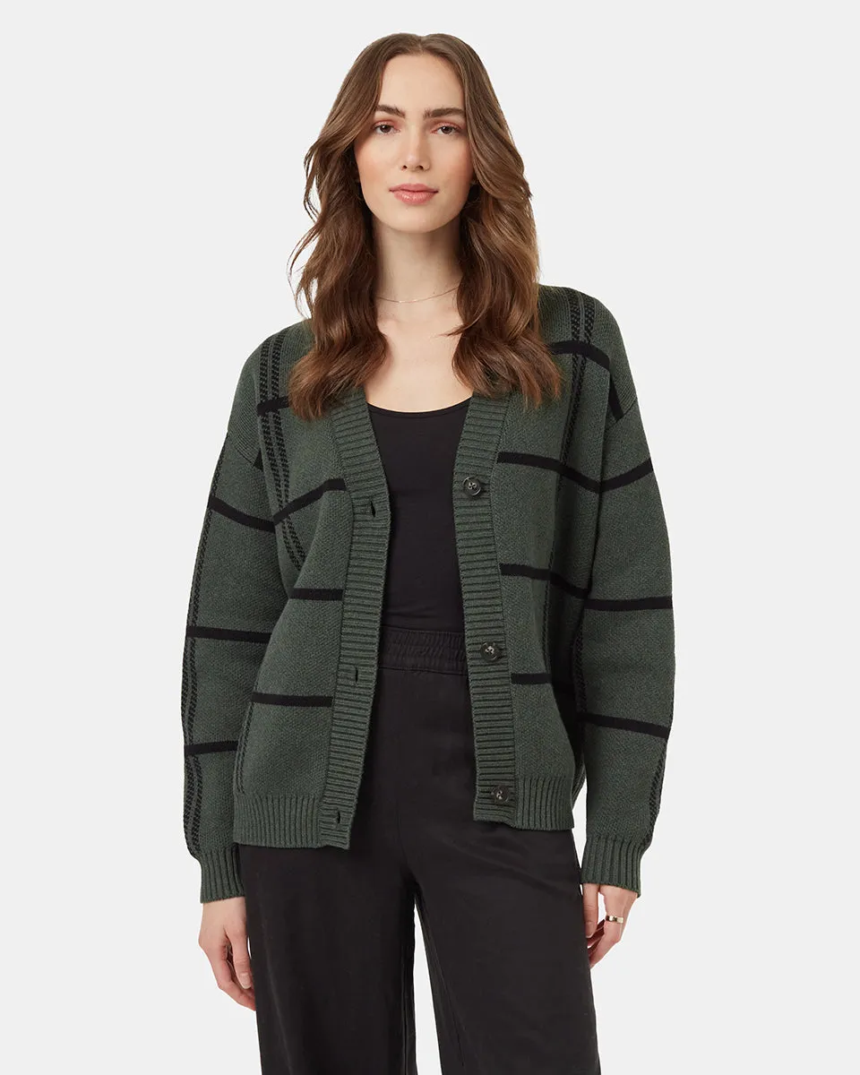 Highline Jacquard Cardigan sold by tentree