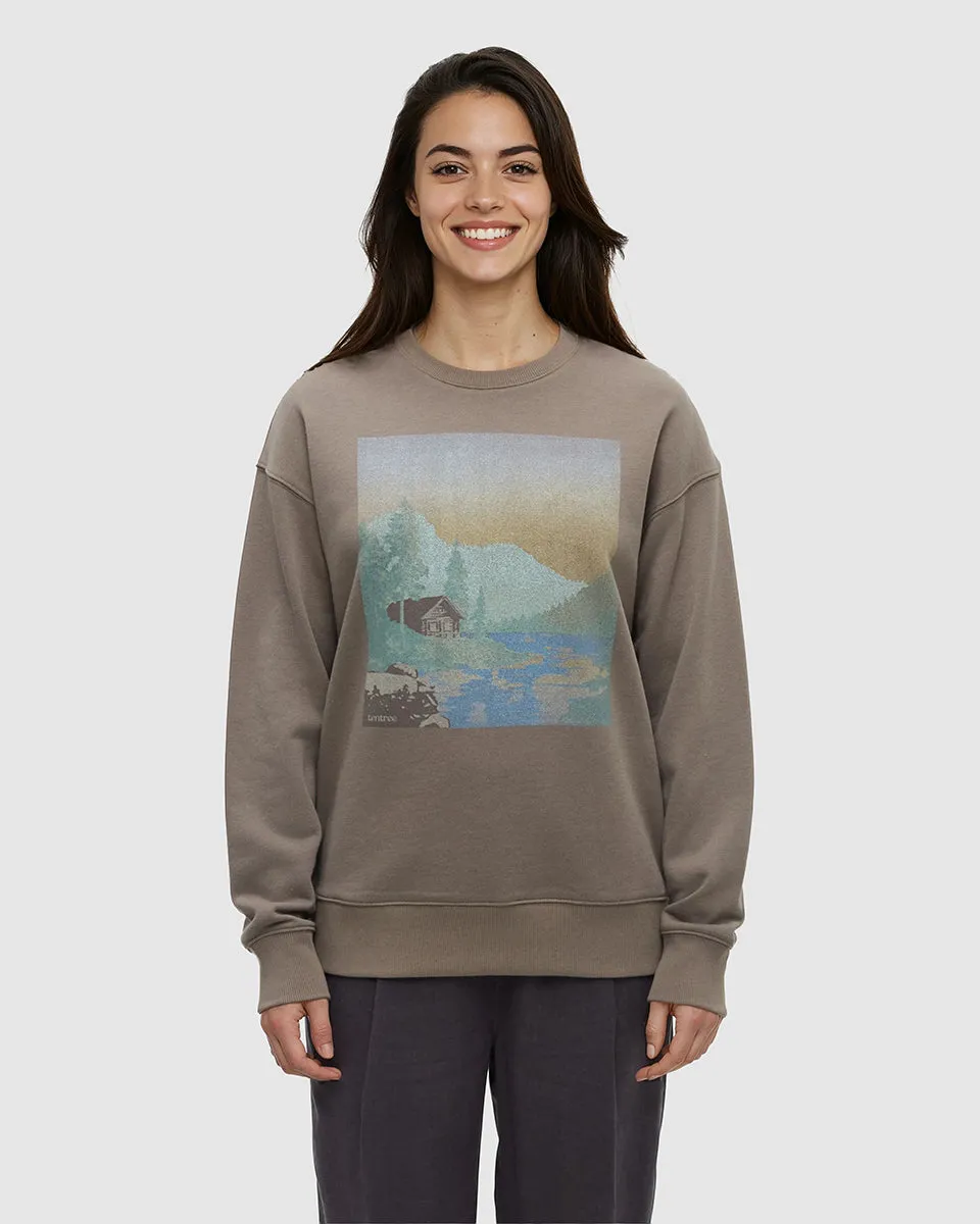 Washed Lakeshore Relaxed Crew sold by tentree